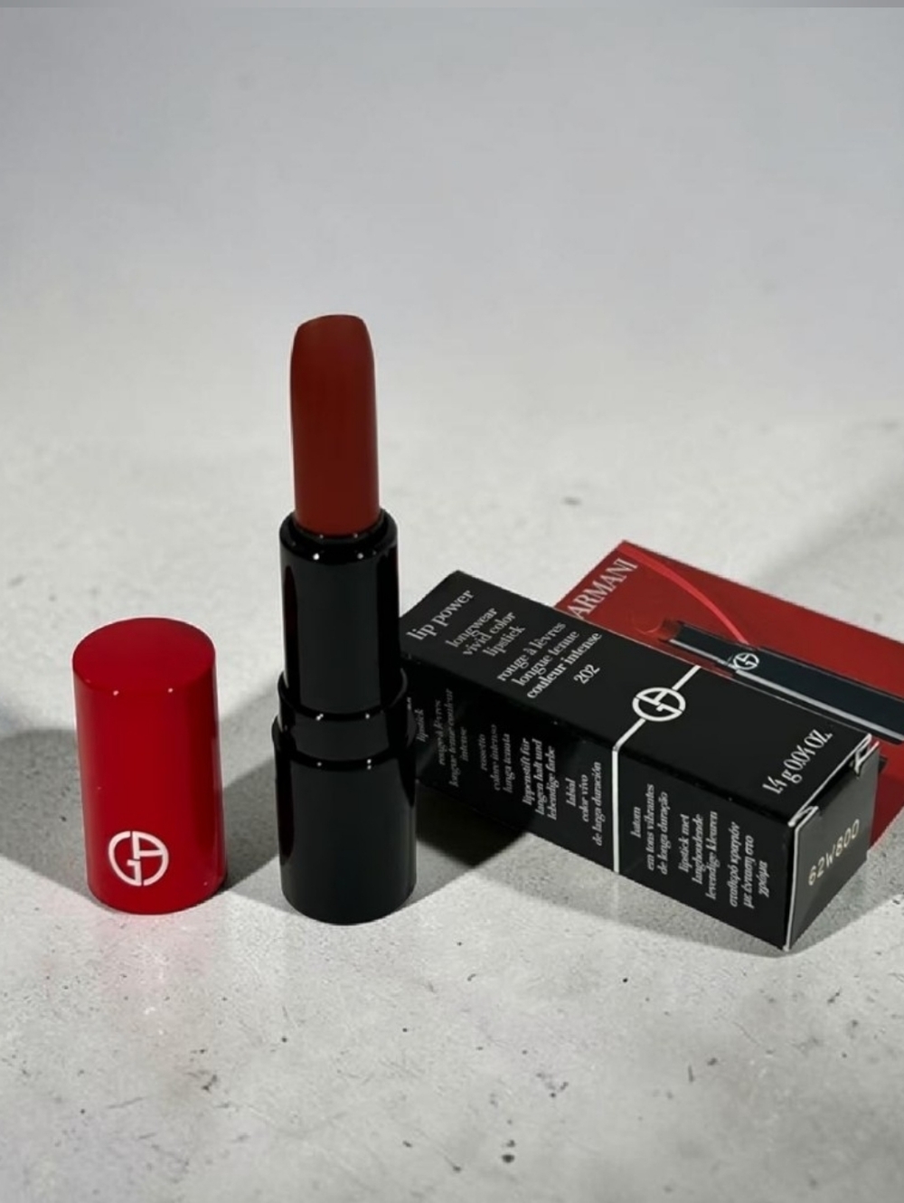 Giorgio Armani Mini Lip Power Longwear Vivid Color  Lipstick NIB